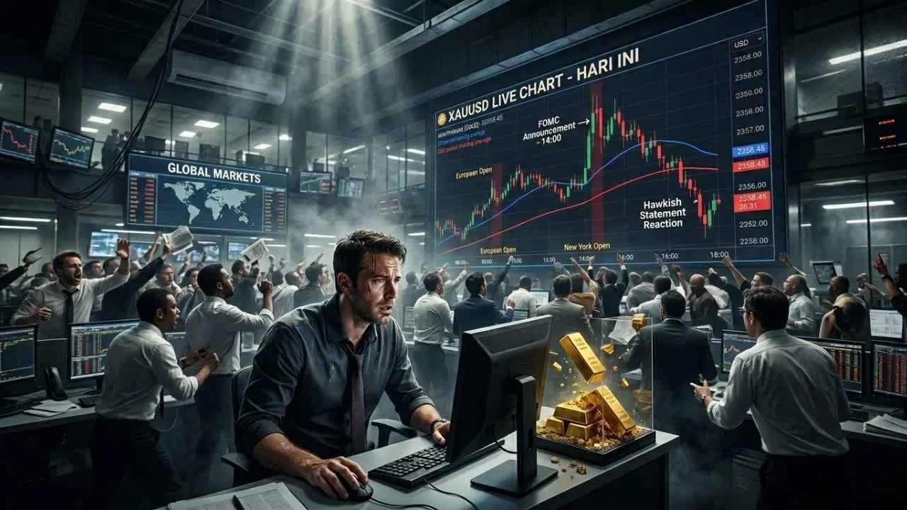 Geser Dulu Fokus ke FOMC! Emas Sensitif ke Dot Plot dan Pernyataan Warsh!