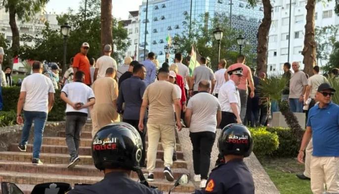 قبل ساعات من تنظيمها.. سلطات طنجة تمنع وقفة داعمة لفلسطين