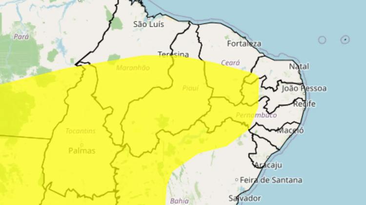 Previsão do Tempo: mais de 200 cidades do Piauí estão sob alerta de baixa umidade