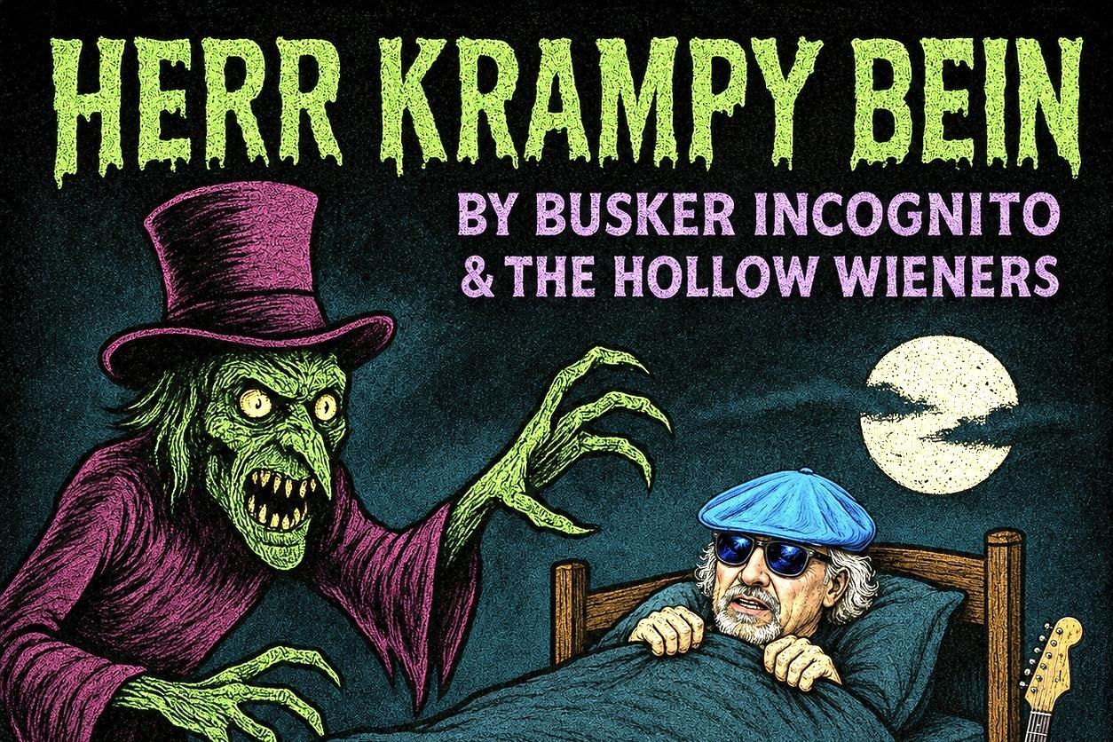 Busker Incognito & the Hollow Wieners release new Halloween single ‘Herr Krampy Bein’