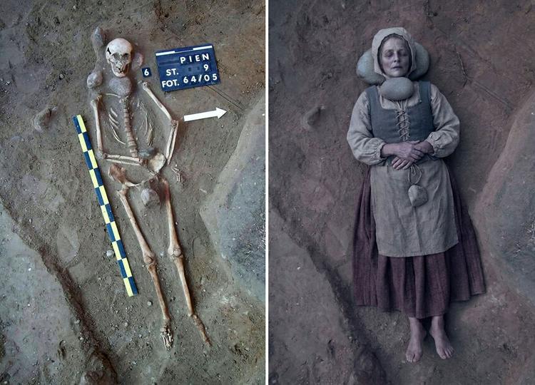 Archäologen untersuchen weiteres Wiedergänger-Grab im polnischen Pień