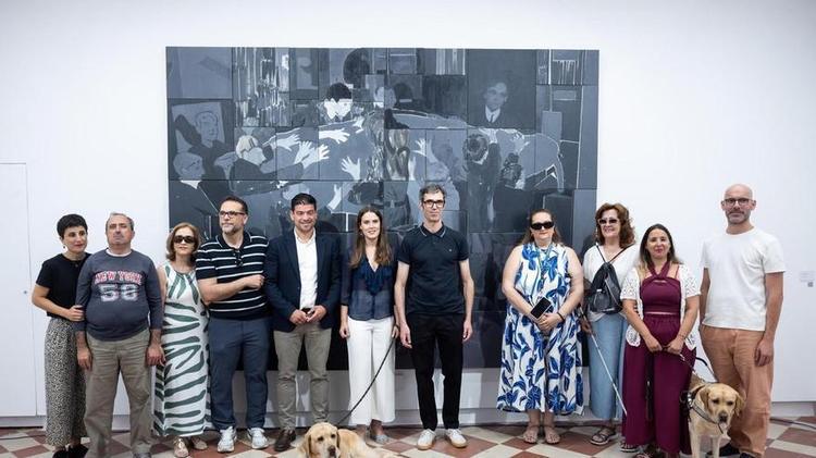 La Térmica inaugura 'Tangere', una exposición de Nacho Martín Silva sobre arte, tacto e inclusión