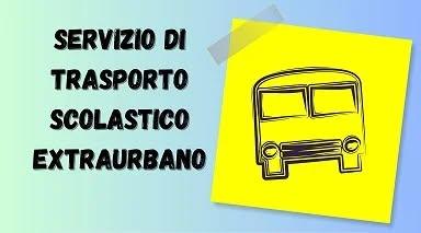 Avviso pubblico – Trasporto scolastico extraurbano – A.S. 2026/2027 Il Responsabile del Settore Servizi Sociali e Scolas...