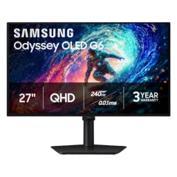 The Samsung 27-Inch Odyssey OLED G6 (G61SH) Gaming Monitor