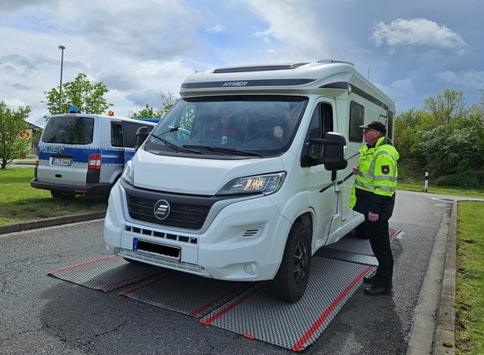 POL-EL: Meppen/Nordhorn - Polizei bietet kostenlose Wiegeaktion für Wohnmobile und Wohnwagengespanne an