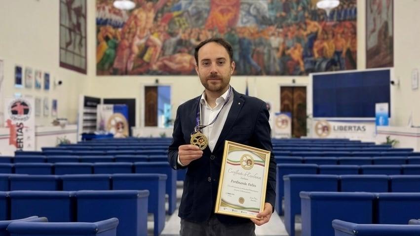 Sport, prestigioso premio nazionale al CONI per il Maestro Ferdinando Polito