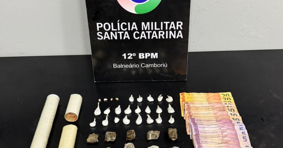 Dois homens são presos por tráfico de drogas em Camboriú