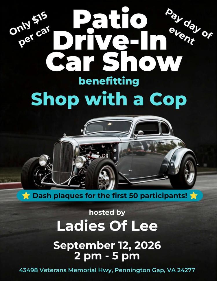 Patio Drive-In Car Show Benefit