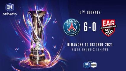 D1 Arkema, J5  Paris-SG - EA Guingamp (6-0)