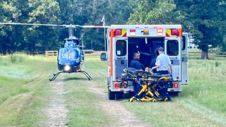 Adams County man airlifted to Lousiana hospital after tree-clearing incident