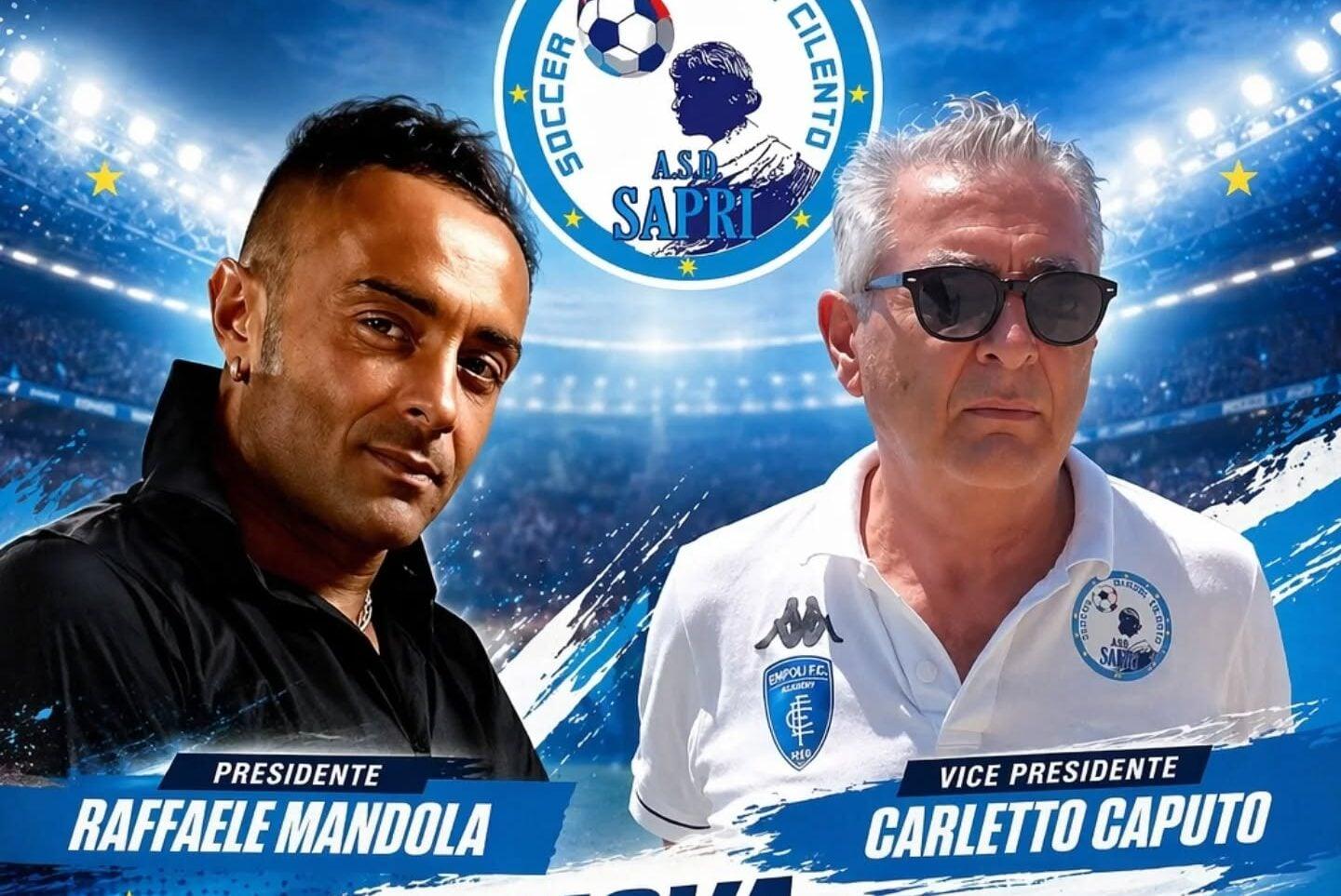 ASD Soccer School Cilento Sapri: Lucio Mandola nuovo Presidente. Parte il nuovo corso nel segno dei giovani