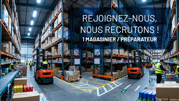 Magasinier/préparateur (H/F) Theix (56450)
