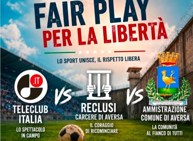 “Fairplay per la libertà”, domani la partita al “Filippo Saporito” di Aversa