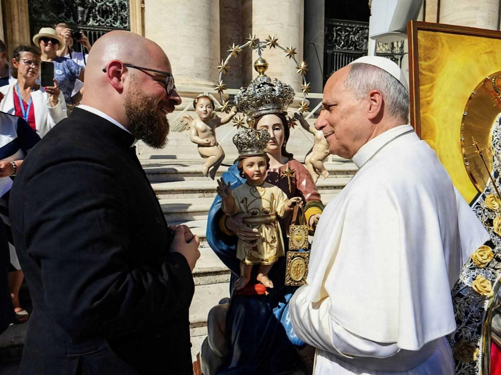 Papa Leone XIV incorona la Madonna di Buonabitacolo a Roma