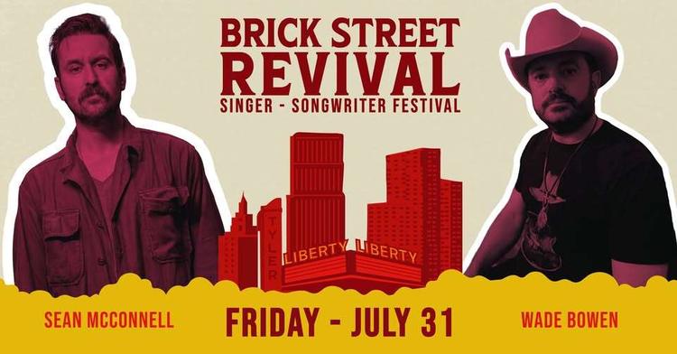 Brick Street Revival features Sean McConnell, Wade Bowen, Aaron Raitiere, & Jack Ingram