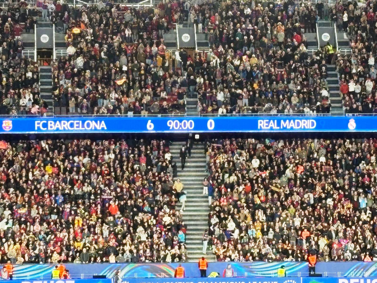 Nueva goleada del Barcelona (6-0) ante el Real Madrid para meterse en semifinales de la UEFA Women’s Champions League