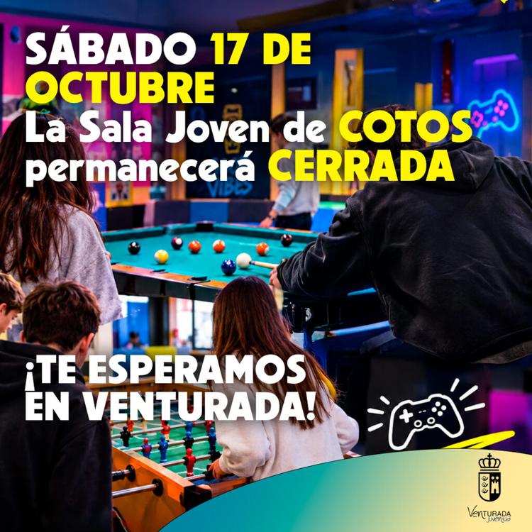 AVISO · SALA JOVEN DE COTOS