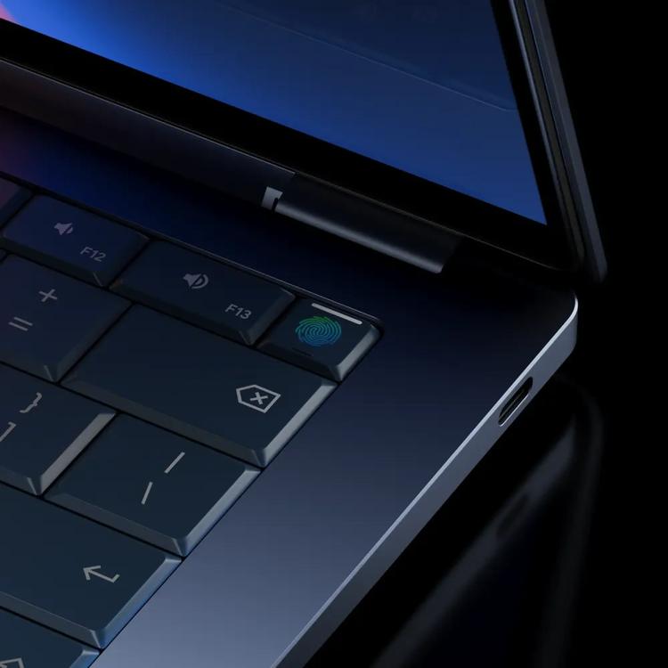 a fingerprint key on the googlebook