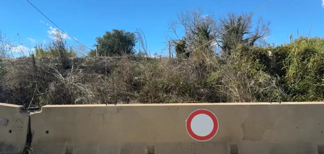 Capaccio, ponte Rio Ciorlito ancora a terra: l’appello urgente alla Provincia