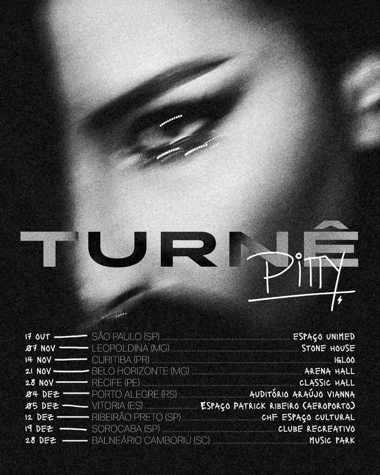 DO DISCO PARA O PALCO: PITTY ANUNCIA PRIMEIRAS DATAS DA TURNÊ DE ⚡︎ PITTY ⚡︎