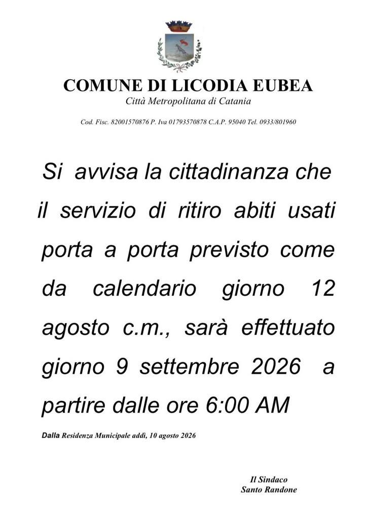 Comune di Licodia Eubea Posted