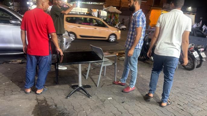 بالصور حملة بأمرشيش لمحاربة احتلال الفضاءات العمومية وحجز معدات