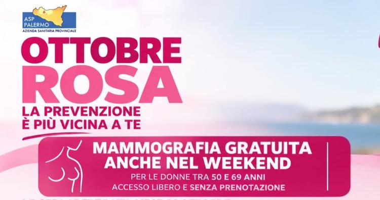 Ottobre Rosa, la mammografia si fa anche nel weekend: 11 sedi dell’Asp di Palermo aperte senza prenotazione La prevenzio...