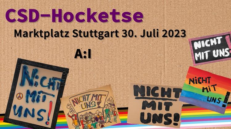Stuttgart PRIDE 2023 • Hocketse: "A:I"