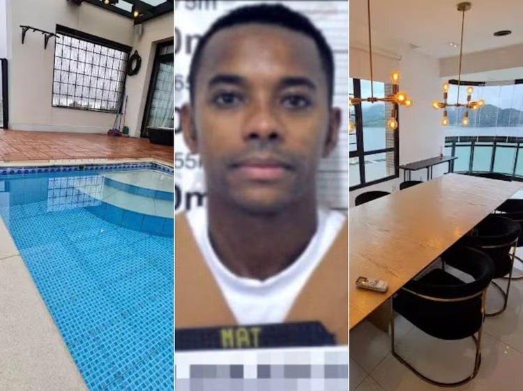 Conheça a cobertura de Robinho que está à venda em Santos por R$ 9,99 milhões; FOTOS