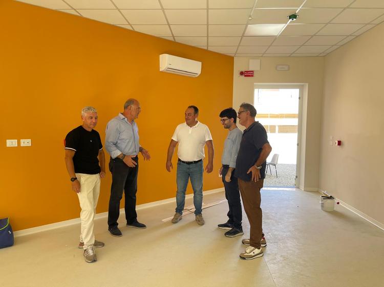 Nuovo asilo nido di Grazia, conclusi i lavori. Sopralluogo del Sindaco Midili