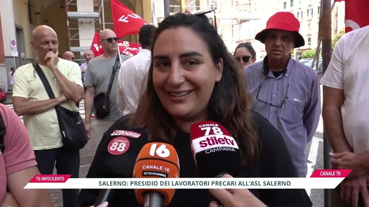 Precari Asl Salerno in protesta: Cgil e lavoratori chiedono la stabilizzazione
