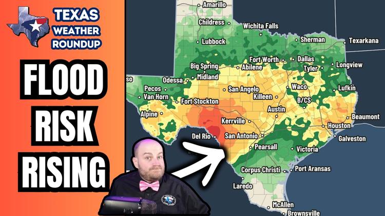 Texas Flooding Risk Increases as Several Days of Heavy Rain Begin