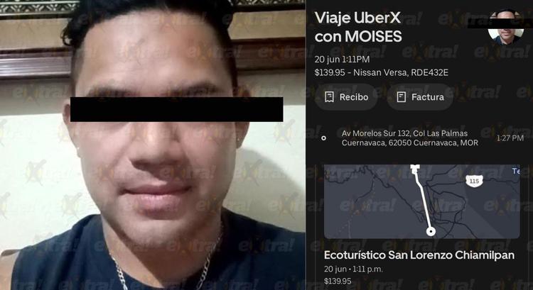 Chofer de Uber desvía ruta en Cuernavaca y retiene a usuaria contra su voluntad; terminó abandonada cerca de un panteón