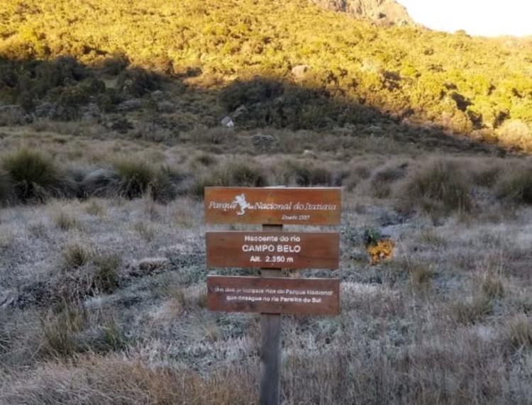 Parque Nacional do Itatiaia amanhece com -9,5°C neste sábado