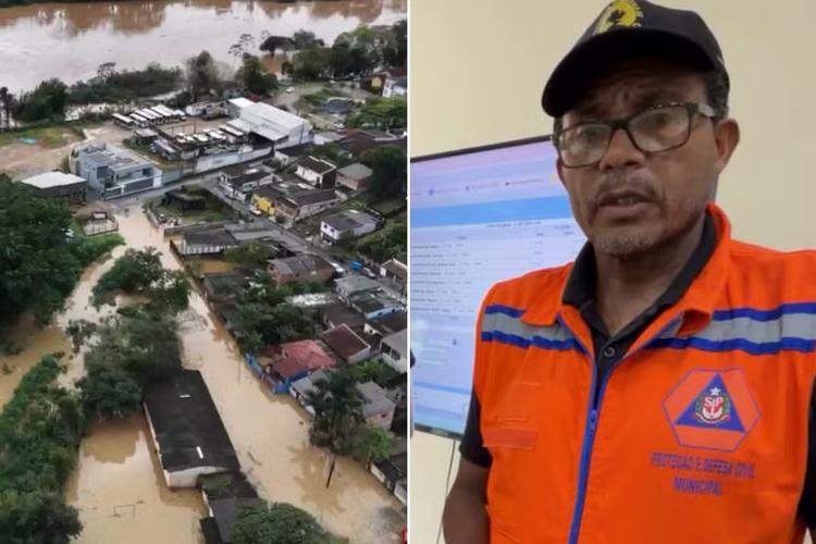 'Vamos correr para lugares altos': prefeito de Eldorado faz alerta após Rio Ribeira transbordar em SP