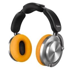 Dyson OnTrac active noise-canceling headphones on white background