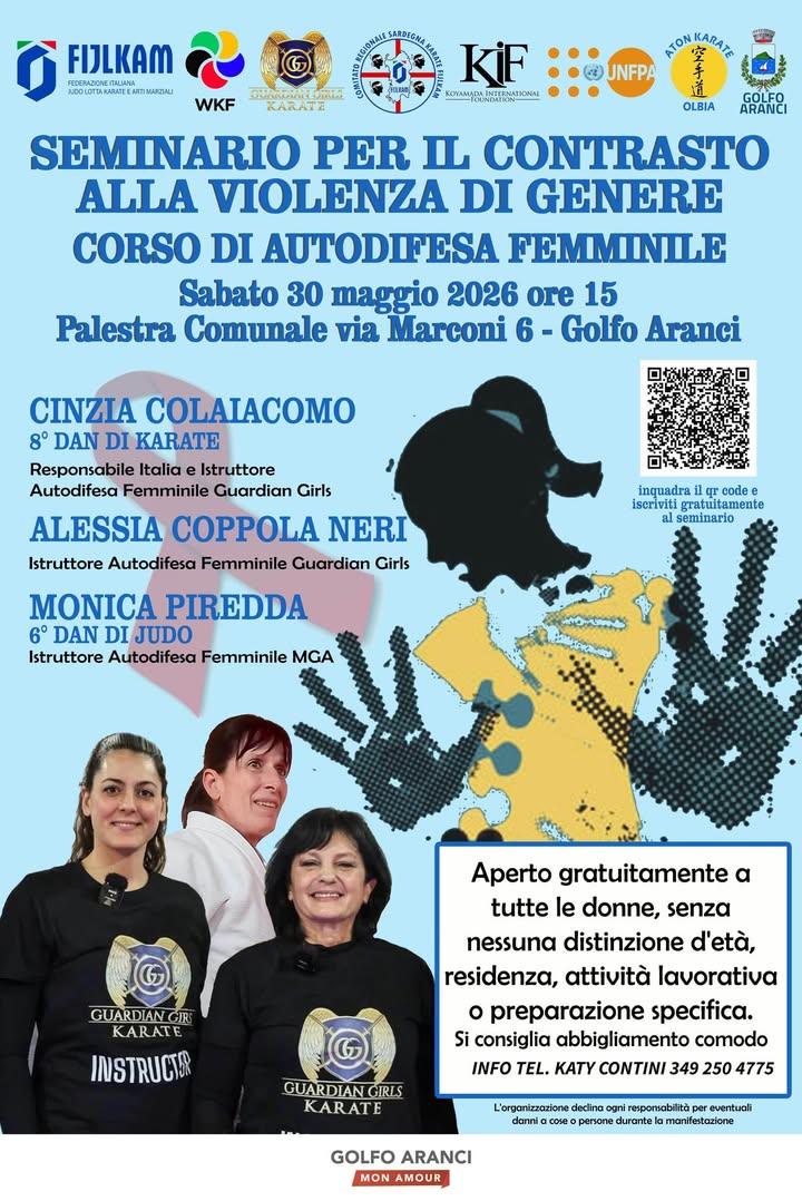 Seminario per il contrasto alla violenza di genere – Corso di autodifesa femminile 𝐒𝐚𝐛𝐚𝐭𝐨 𝟑𝟎 𝐦𝐚𝐠𝐠𝐢𝐨 𝟐𝟎𝟐...