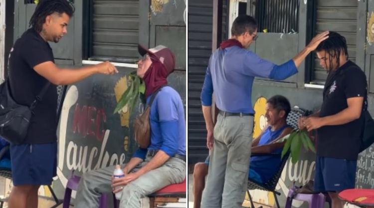 Influenciador é evangelizado após fazer pegadinha com cristão: "Jesus pode te salvar"