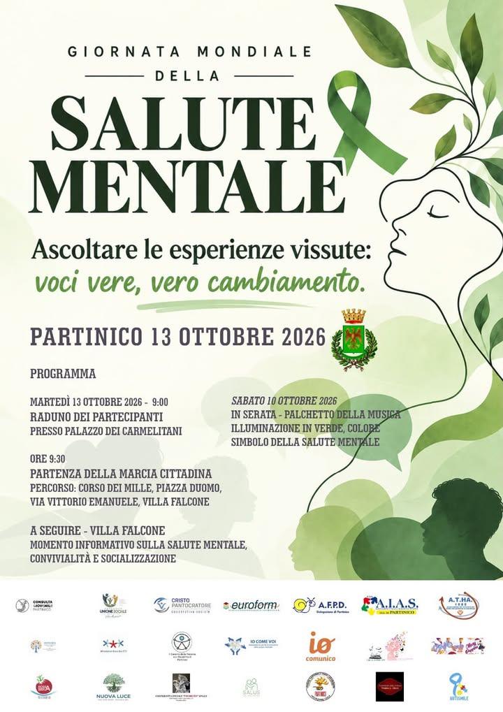 💚 GIORNATA MONDIALE DELLA SALUTE MENTALE 💚 🌿 Ascoltare le esperienze vissute: voci vere, vero cambiamento. La salute...