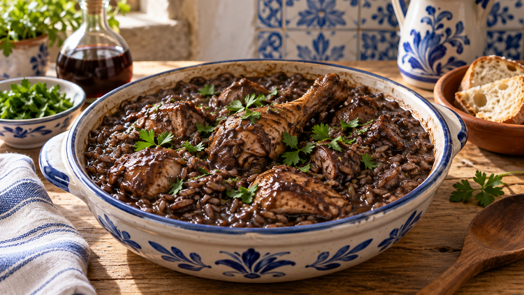 Arroz de Cabidela — Riz traditionnel portugais au poulet