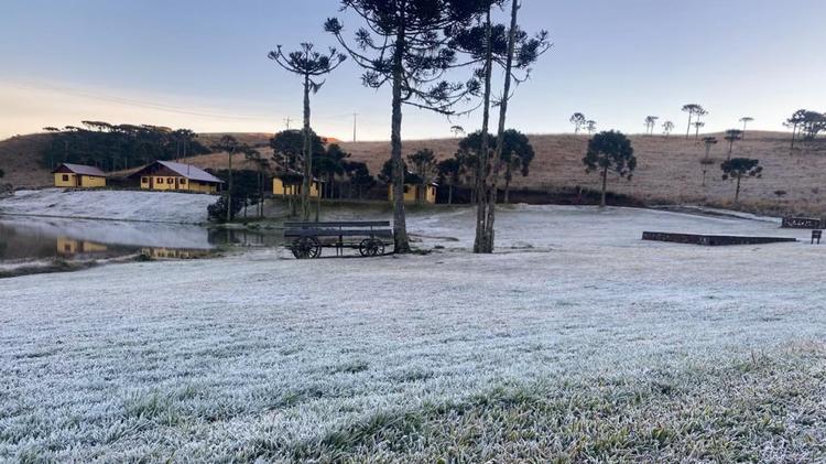 RS tem 4º dia consecutivo de mínimas negativas e geada; veja onde foram as menores temperaturas