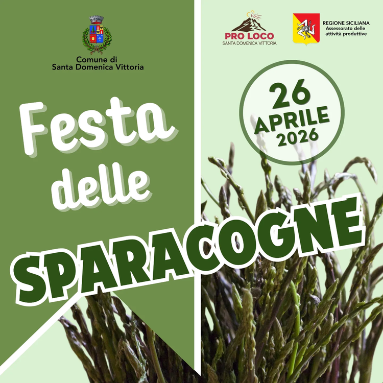 🎉 OGGI È IL GIORNO! La Festa delle Sparacogne è iniziata 🌿 📍 Santa Domenica Vittoria 🍝 Vieni a gustare i sapori dell...