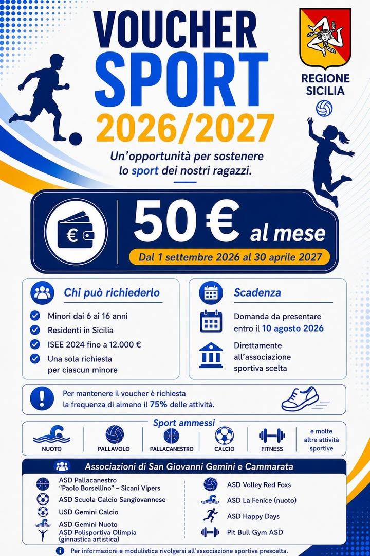 🏃‍♀️ LO SPORT È UN DIRITTO. OGGI C’È UN’OPPORTUNITÀ IN PIÙ PER GARANTIRLO.  L'𝐀𝐦𝐦𝐢𝐧𝐢𝐬𝐭𝐫𝐚𝐳𝐢𝐨𝐧𝐞 𝐂𝐨𝐦𝐮𝐧...
