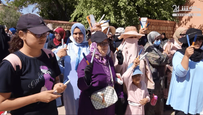 إستثناء الاطفال مرضى السكري من الانسولين المجاني يخرج متضررين للاحتجاج بمراكش