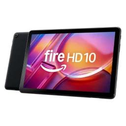 Amazon Fire HD 10 on white background
