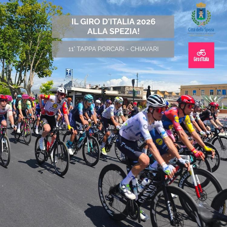🚴 Il Giro d'Italia 2026 alla Spezia! 🚲 Oggi il Giro d'Italia ha attraversato la nostra bellissima Città: per l'11ª tap...