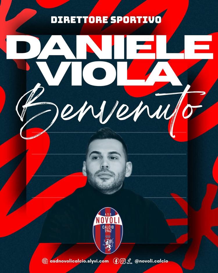 Novoli, Daniele Viola è il nuovo direttore sportivo
