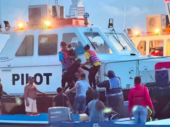 The efforts to find the missing from the Guyana Ferry Disaster continue with over 4 dozen missing. (DPI image)