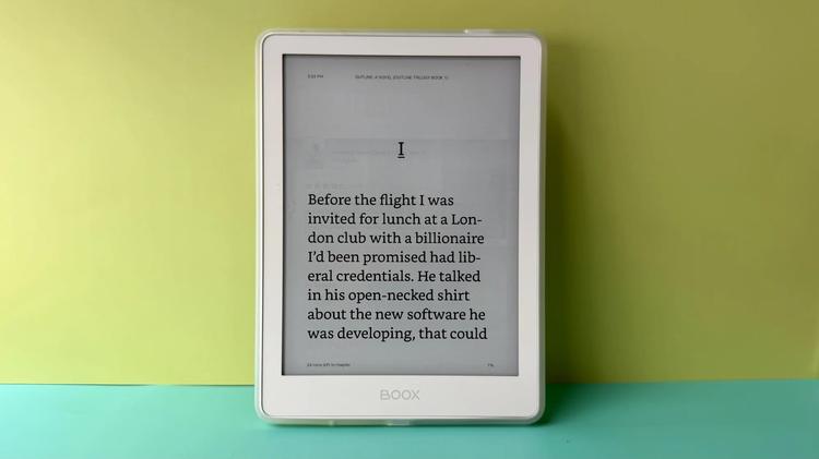 A book on a Boox Go 6 (Gen II)