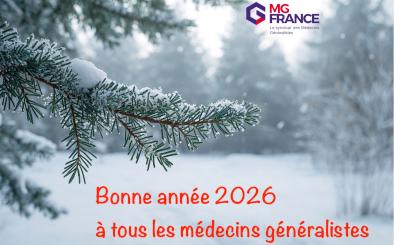 Bonne année 2026 aux médecins généralistes